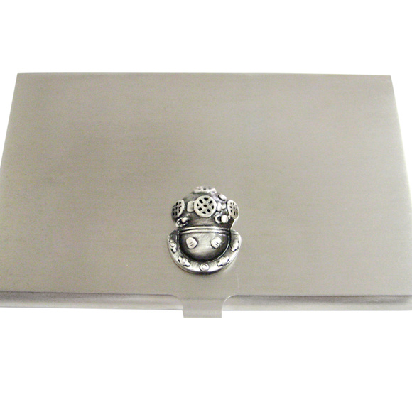 Keller Williams Suburban Realty Realtor Accessories Business  Grey Toned Divers Helmet Business Card Holder